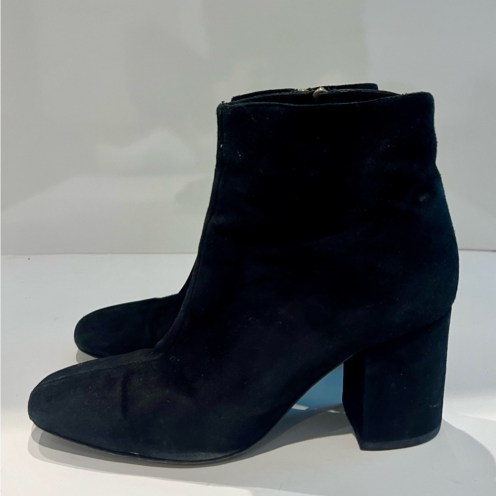 Anine Bing Black Suede Ankle Boots Heeled – EU 37 / US 7